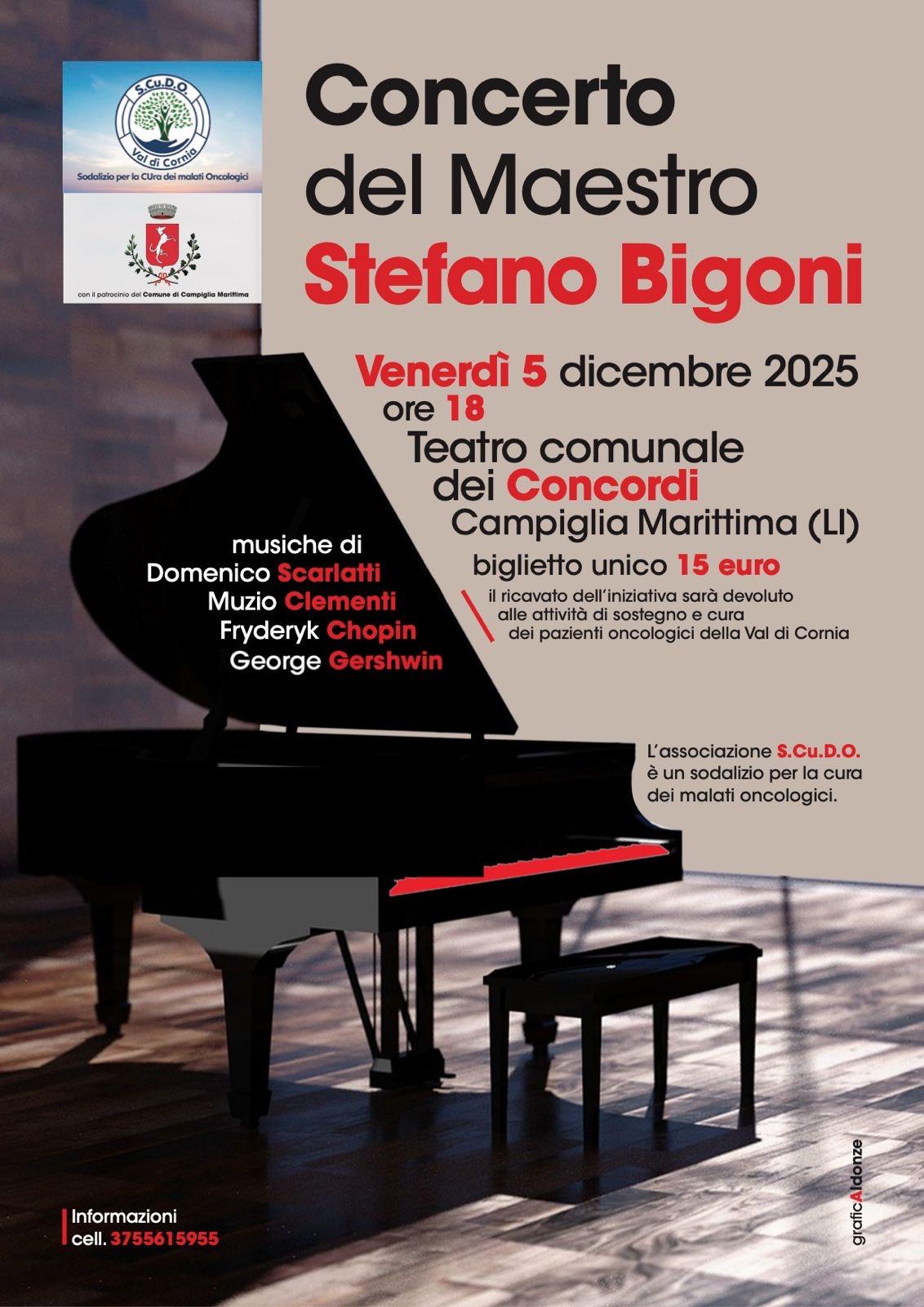 Concerto pianistico del maestro Stefano Bigoni