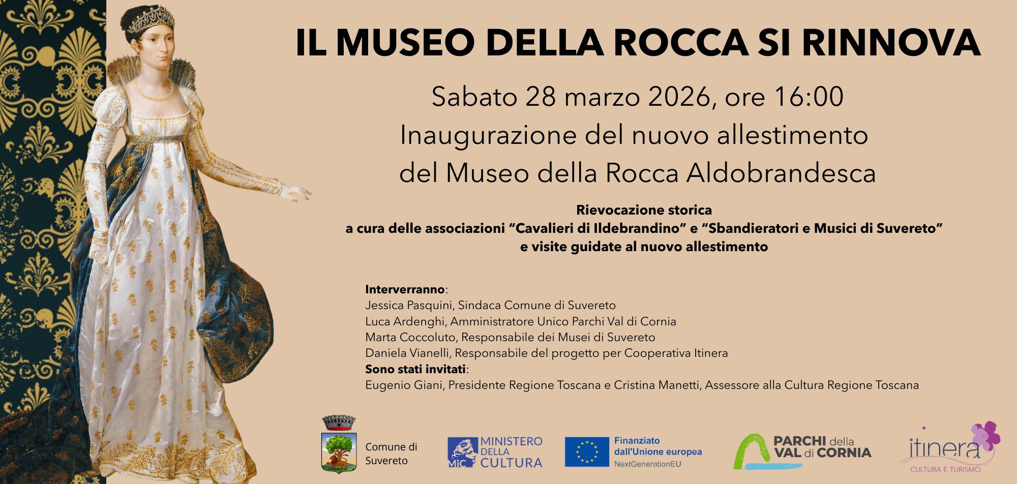 Tra storia e futuro: inaugurazione del nuovo allestimento della Rocca Aldobrandesca sabato 28 marzo alle ore 16