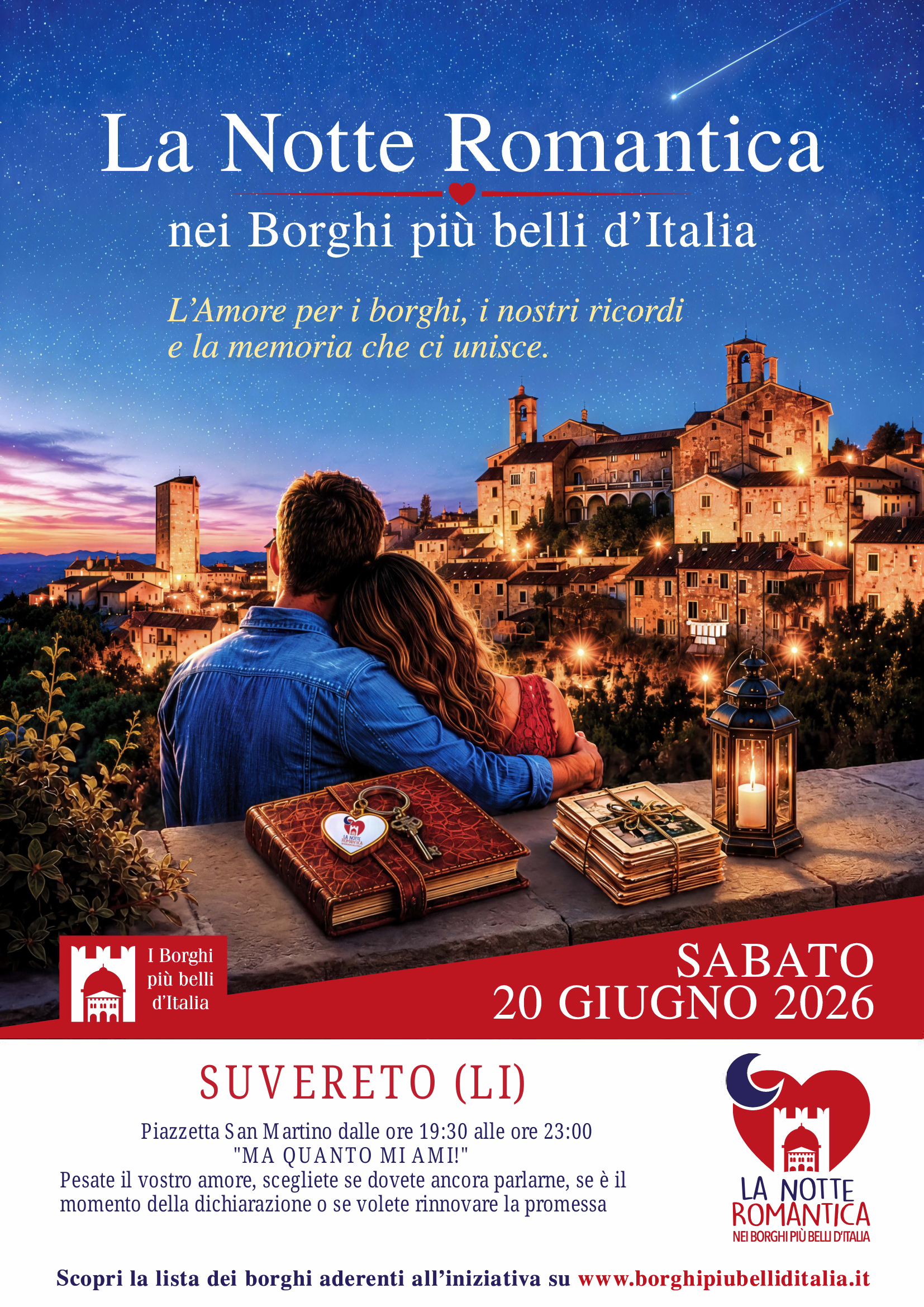 La Notte Romantica nei borghi più belli d’Italia